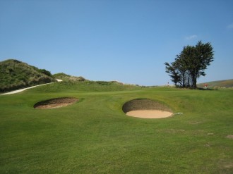 Saunton Grün Loch 10 West